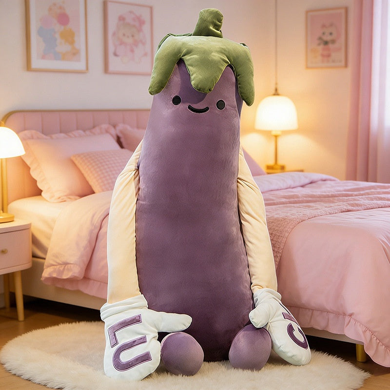 Aubergine Roi Sleep-Talking Plongée Oreiller Doll pour les filles à coucher avec