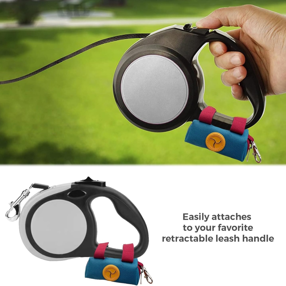 Porte-bags en caca pour chien pour laisse