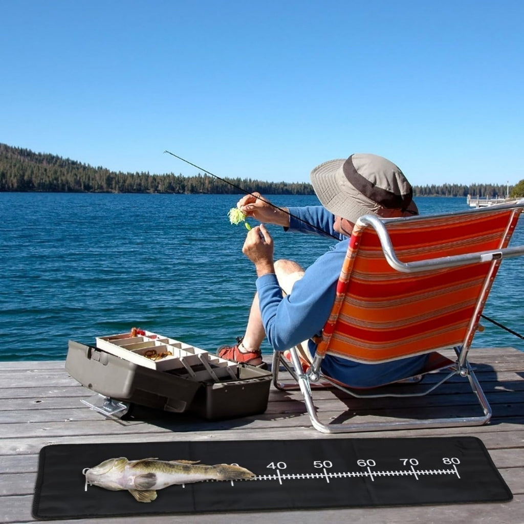 Station de pêche pratique qui double comme un détenteur de filet d'atterrissage et Mat