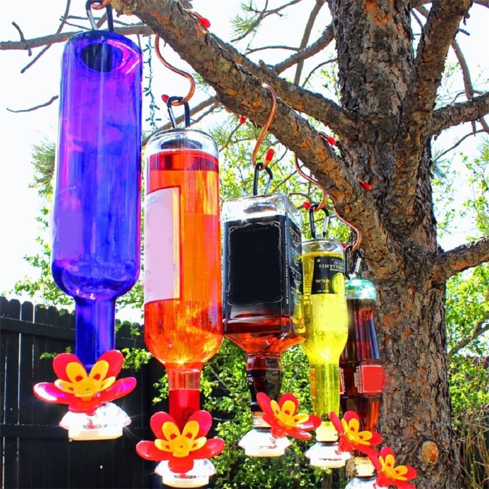 Jardin extérieur Courtyard bouteille de vin Oiseau paysage Décoration Oiseaux