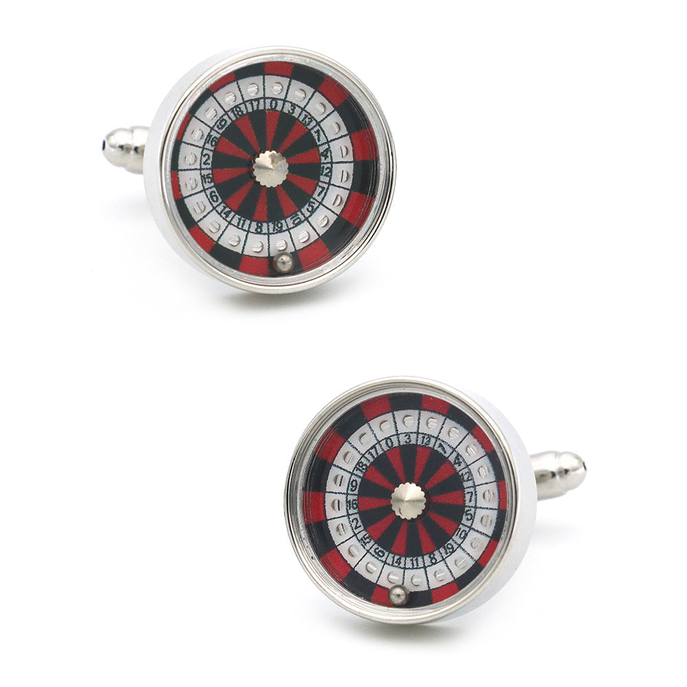 Lucky Spin Round Cufflinks pour les hommes
