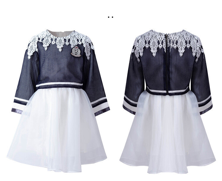 Filles Fashion Loose Fit Top & Set de robe Deux pièces Outfit - Printemps