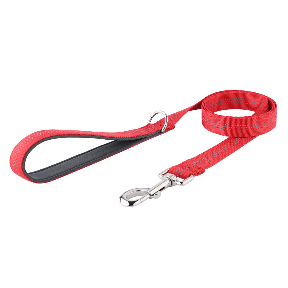 Fashionable Reflective Silk Webbing Pet laisse