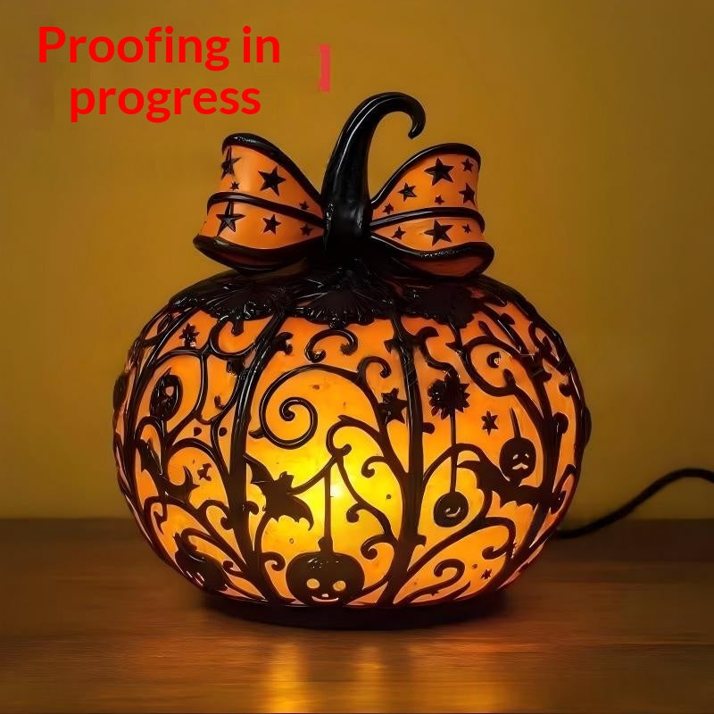Produit Tiffany style citrouille Halloween Lanterne