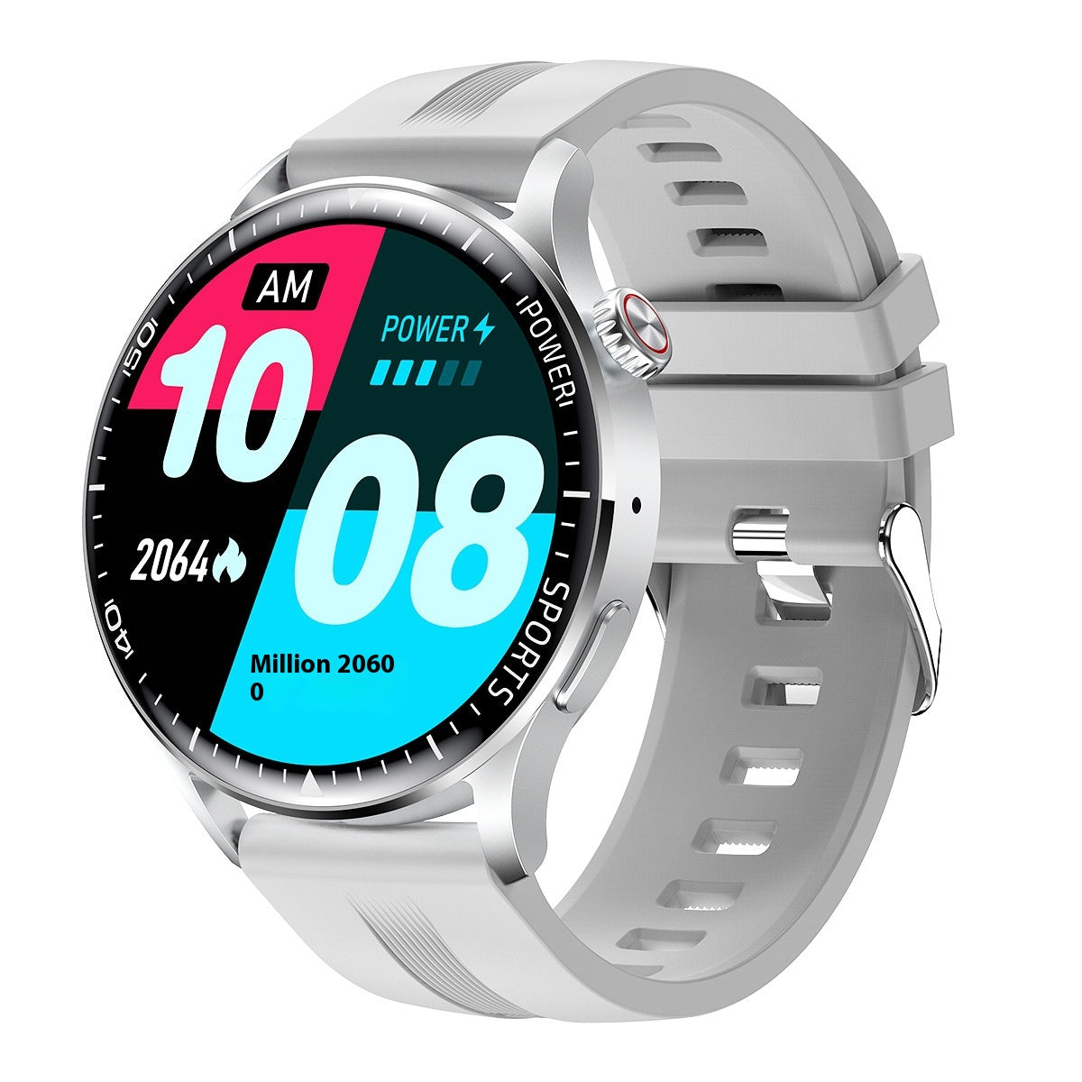 Smart Watch HD Grand écran Dynamic Heart Rate Blood Oxygen Monitoring Bluetooth