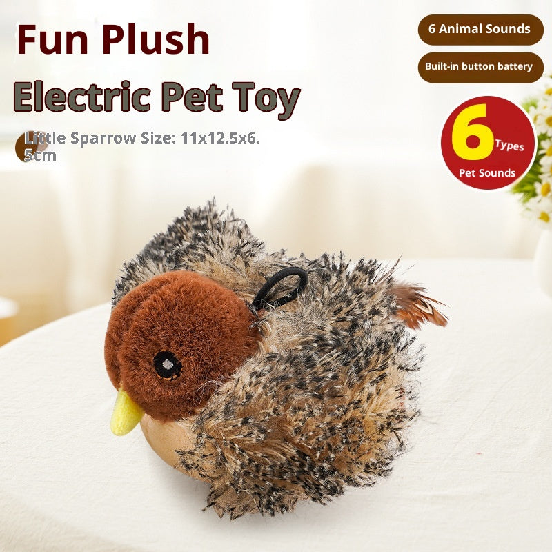 Jouet inductif Magpie Cat Auto-Entrée en peluche Smart Toy