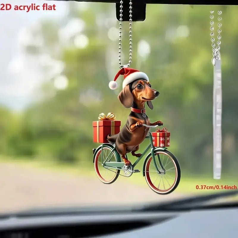 Panneau acrylique Décoration personnalisée de voiture de chien