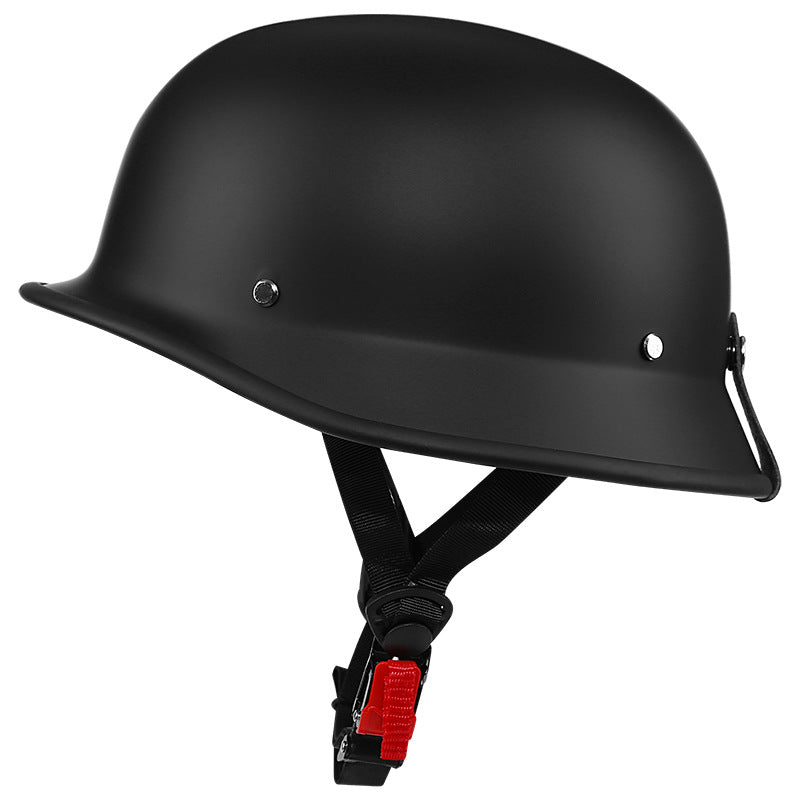 Moto Unisex Demi casque mat noir