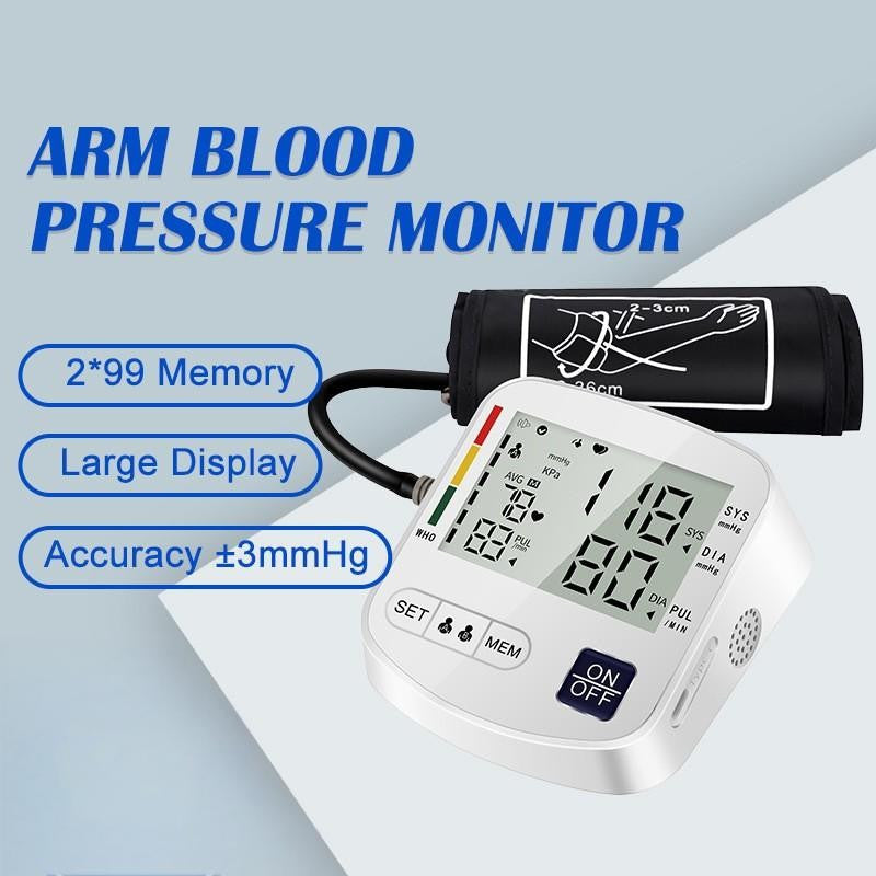 Moniteur multifonctionnel de pression artérielle à domicile avec Cuff