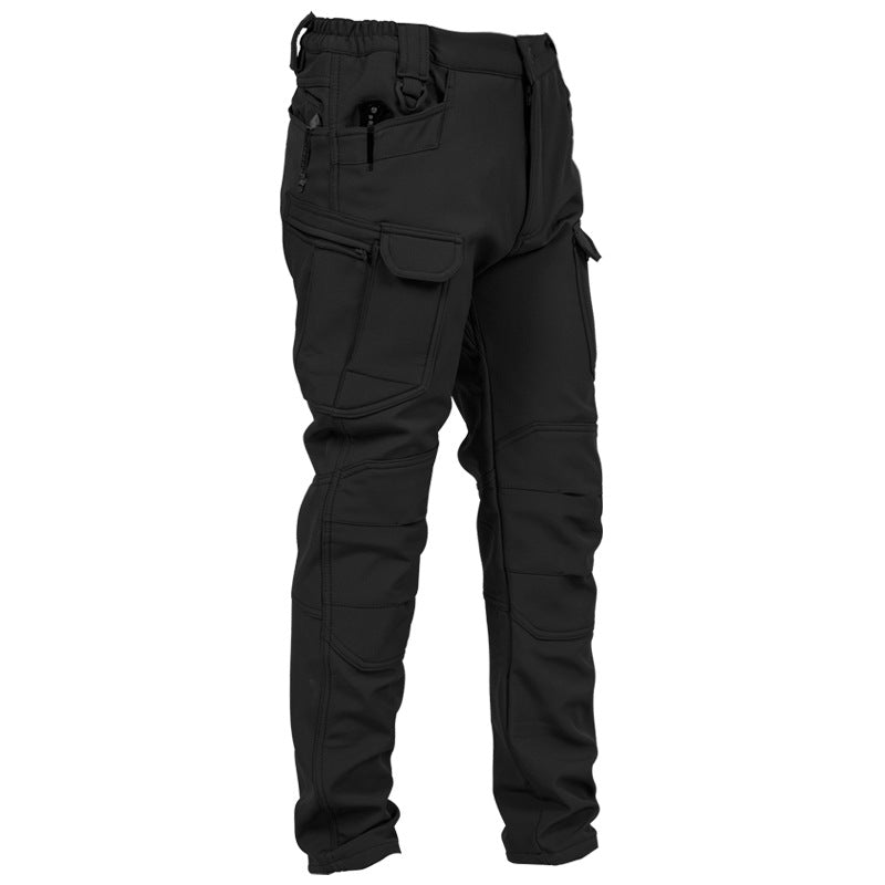 Vente directe en usine Ix7 Pantalon tactique doublé de polaires Veste extérieure d'hiver pour hommes épaissée