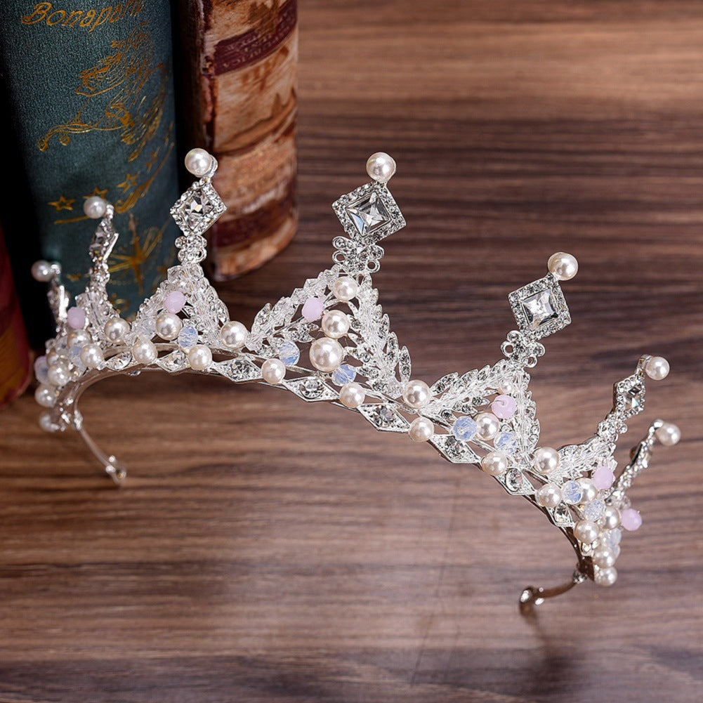 Boucles d'oreilles de style coréen de la Couronne de mariée
