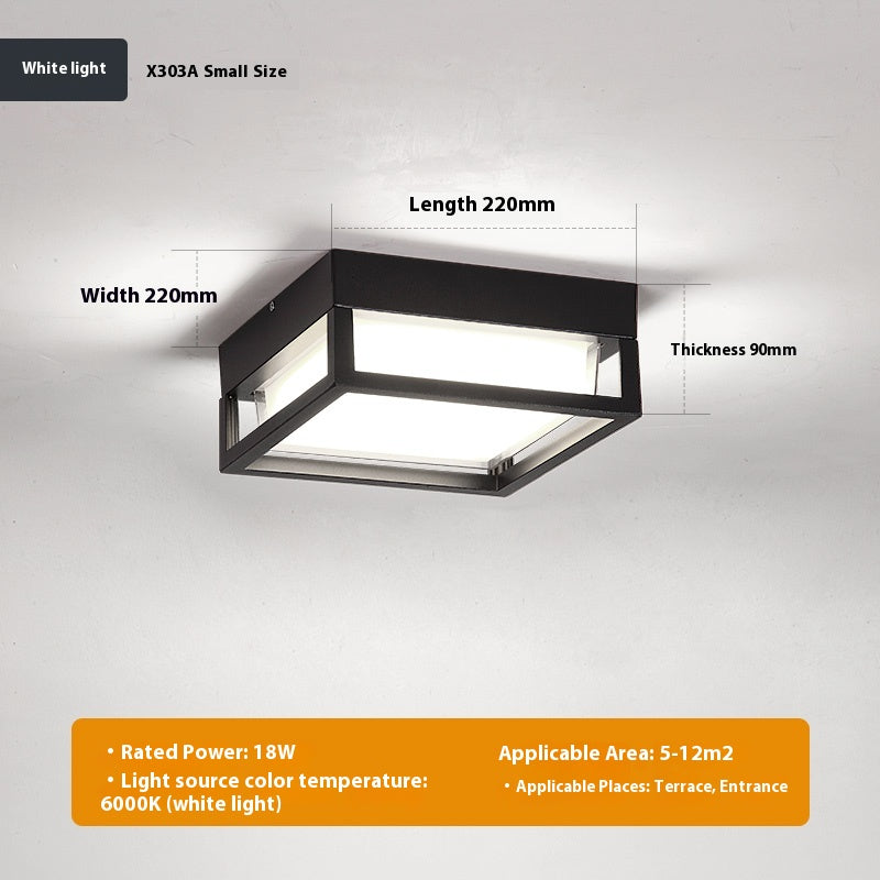 Lampe de plafond extérieure ultra-mince anti-insectes