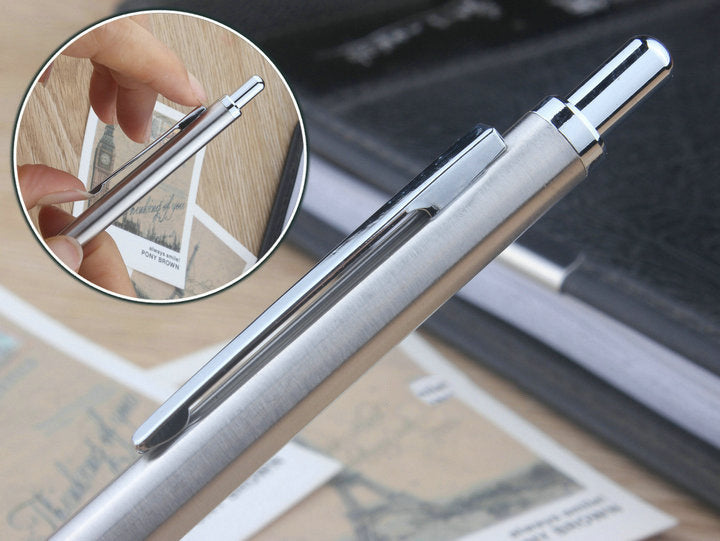 Mechanical action of a metal propelling pencil