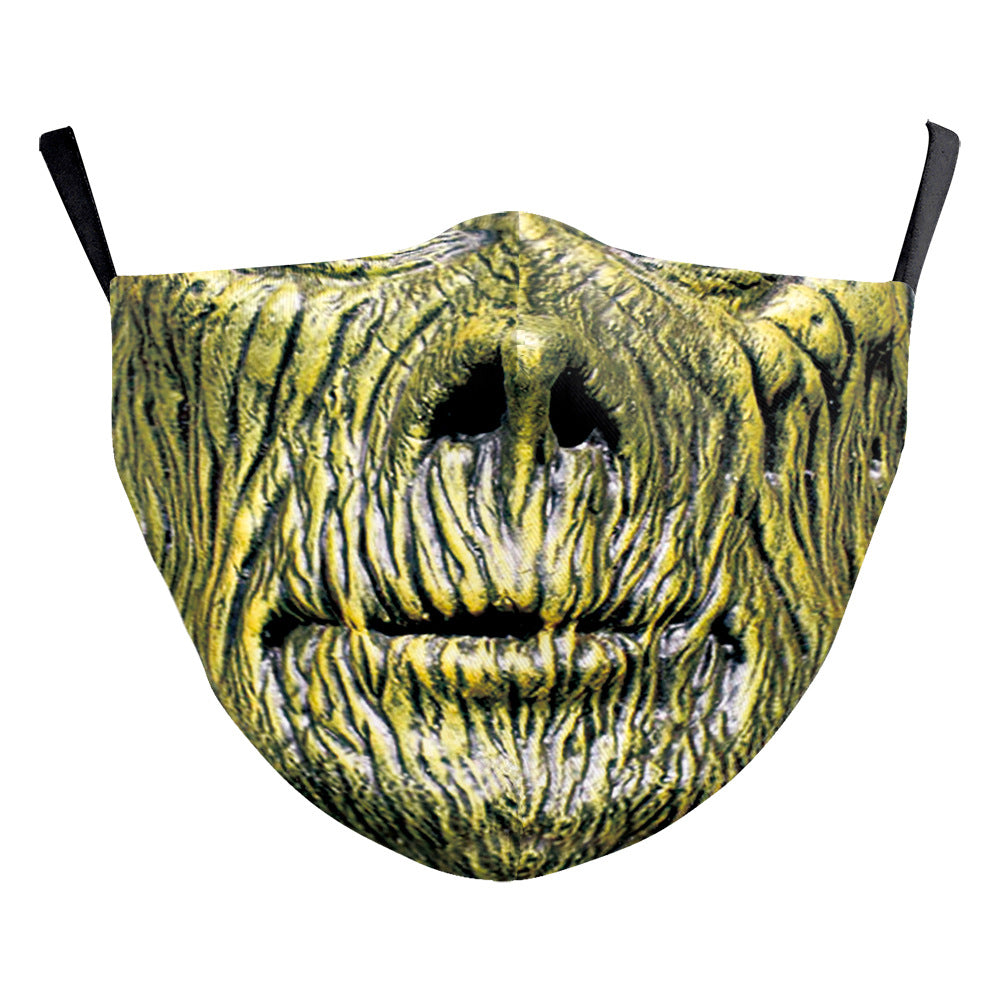 Impression numérique Clown Halloween Funny Horror Double couche Masque de poussière
