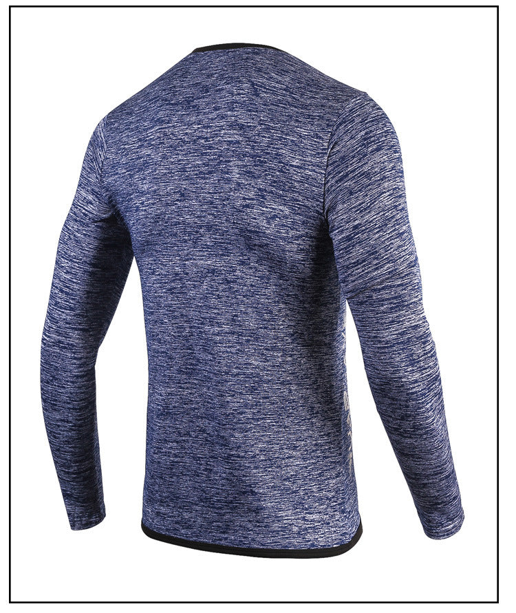 Ventes directes en usine Séchage rapide Sports de plein air Fitness porter des vêtements de sport manches longues hommes'