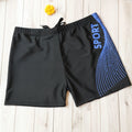 Trunks de bain imprimés de taille plus large pour hommes