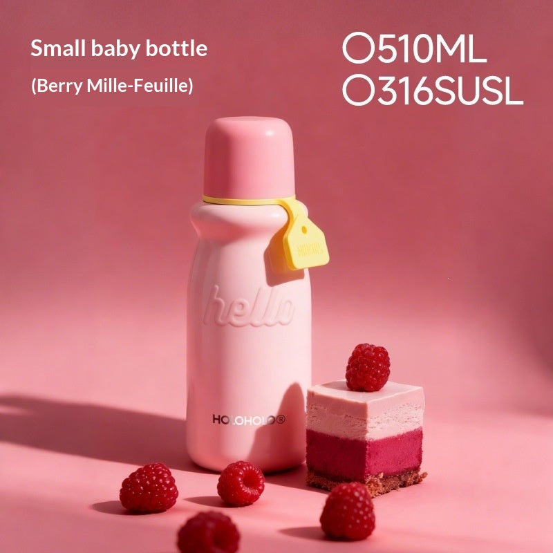 Holoholo petite bouteille de lait haute apparence portable pour les filles