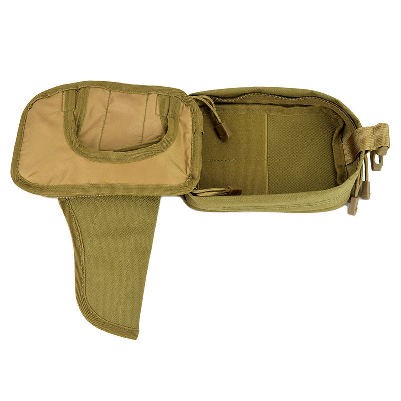 Pochette tactique extérieure avec sac de rangement extensible multi-fonctionnel de Holster caché