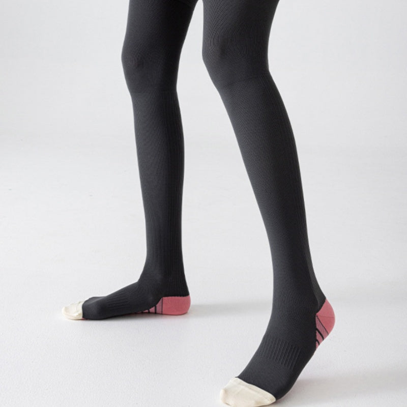 Chaussettes sport à compression sur le genou