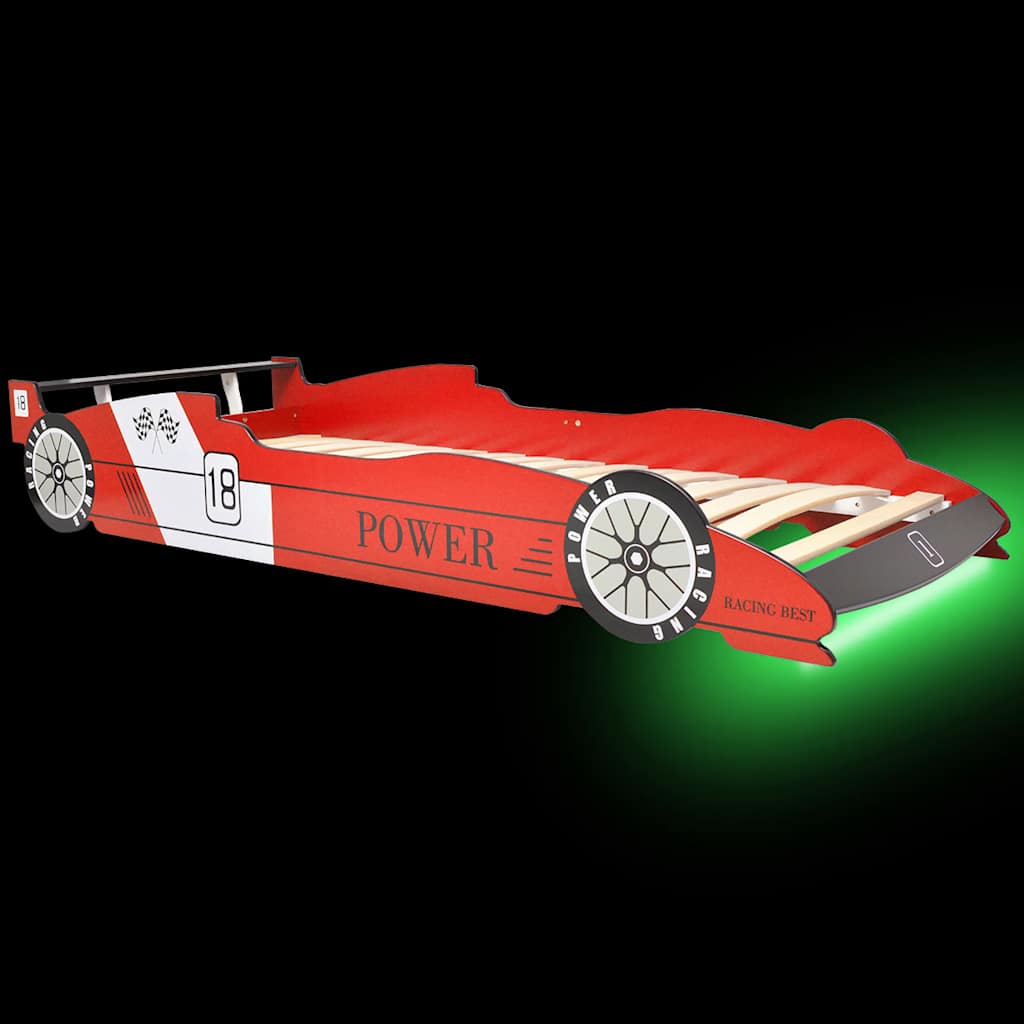 Lit d'enfant avec LED dans la voiture de course design lit d'enfant