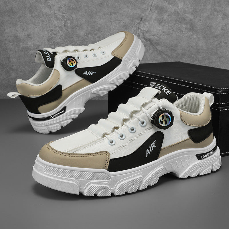 Chaussures de travail respirantes extérieures bas-top résistant à l'abrasion avec boucles rotatives