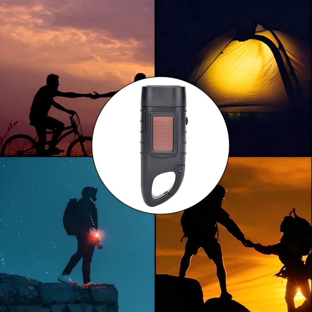 2-Pack Ensemble de torches solaires et mains cranes