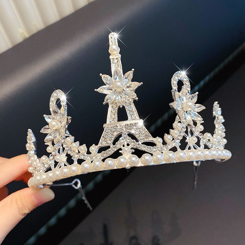 Clip de cheveux princesse couronne pour enfants