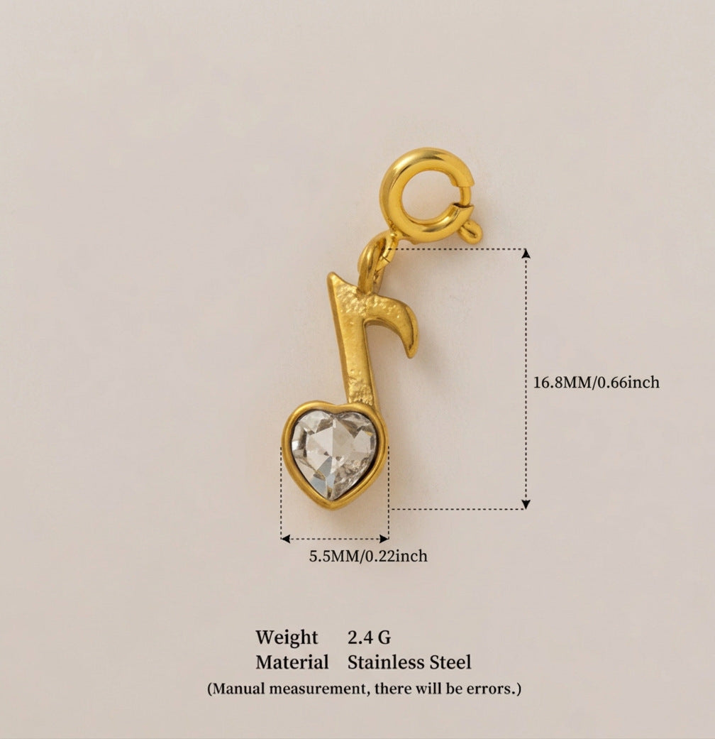 Pendentif en acier inoxydable DIY Série Free-Mix & Match