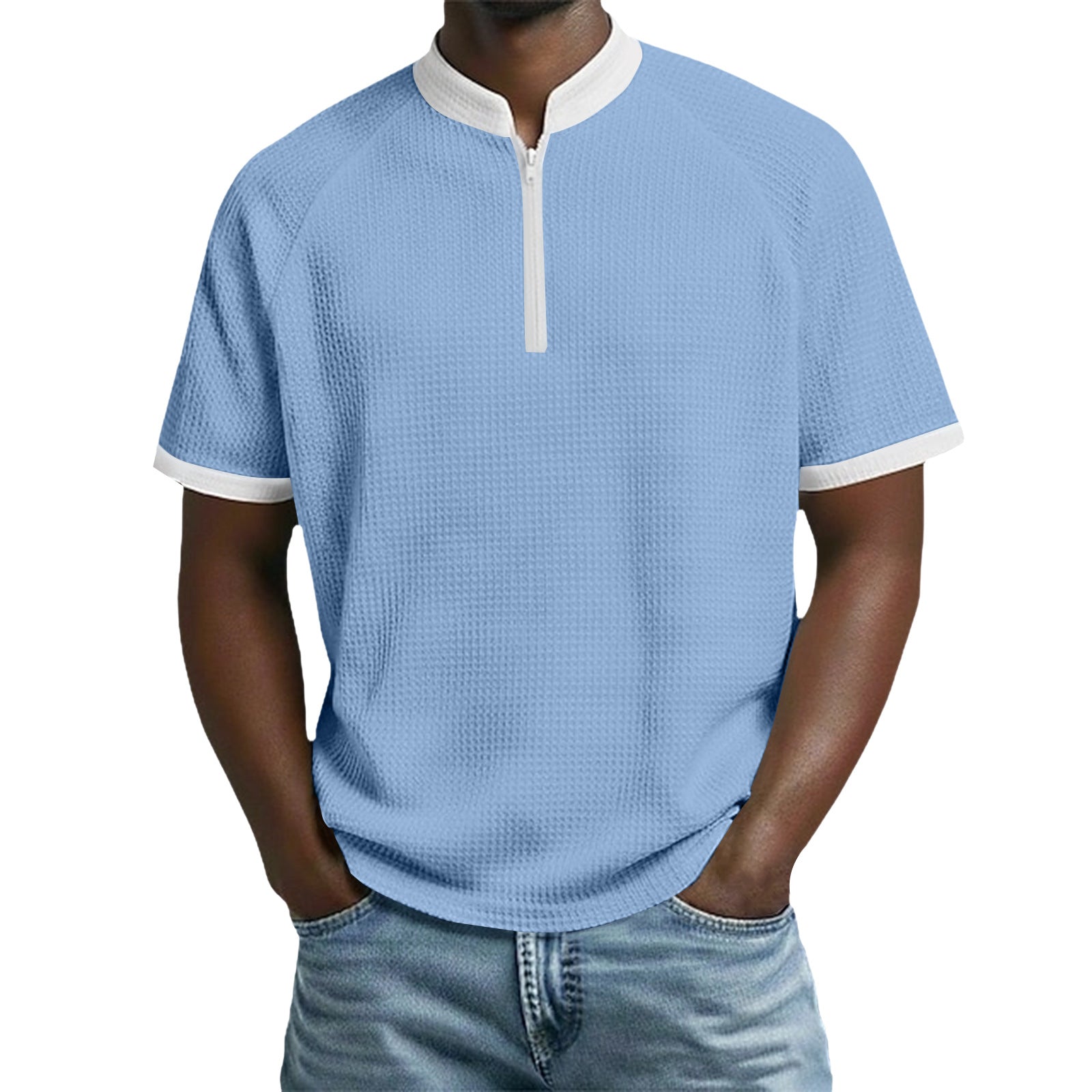 T-shirt Polo manches courtes à manches courtes pour hommes