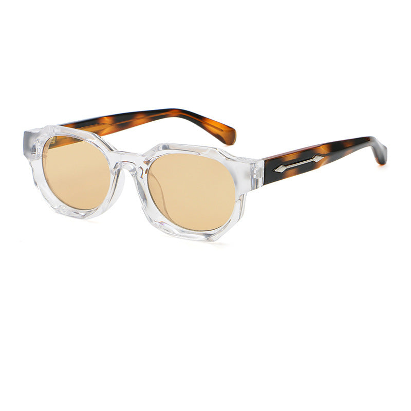 Couleur Collision Design Mode Mode Lunettes de soleil