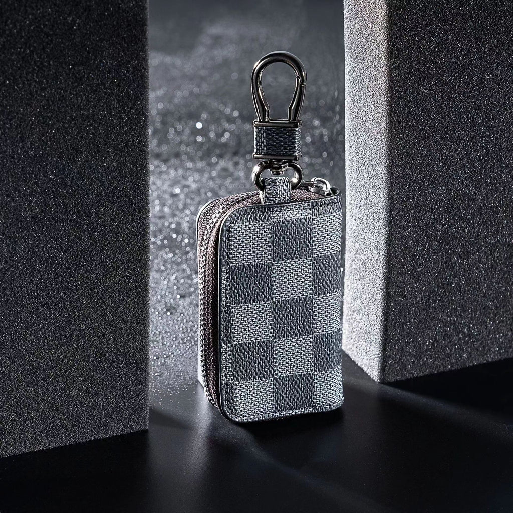 Fashion Plaid Car Key Protector