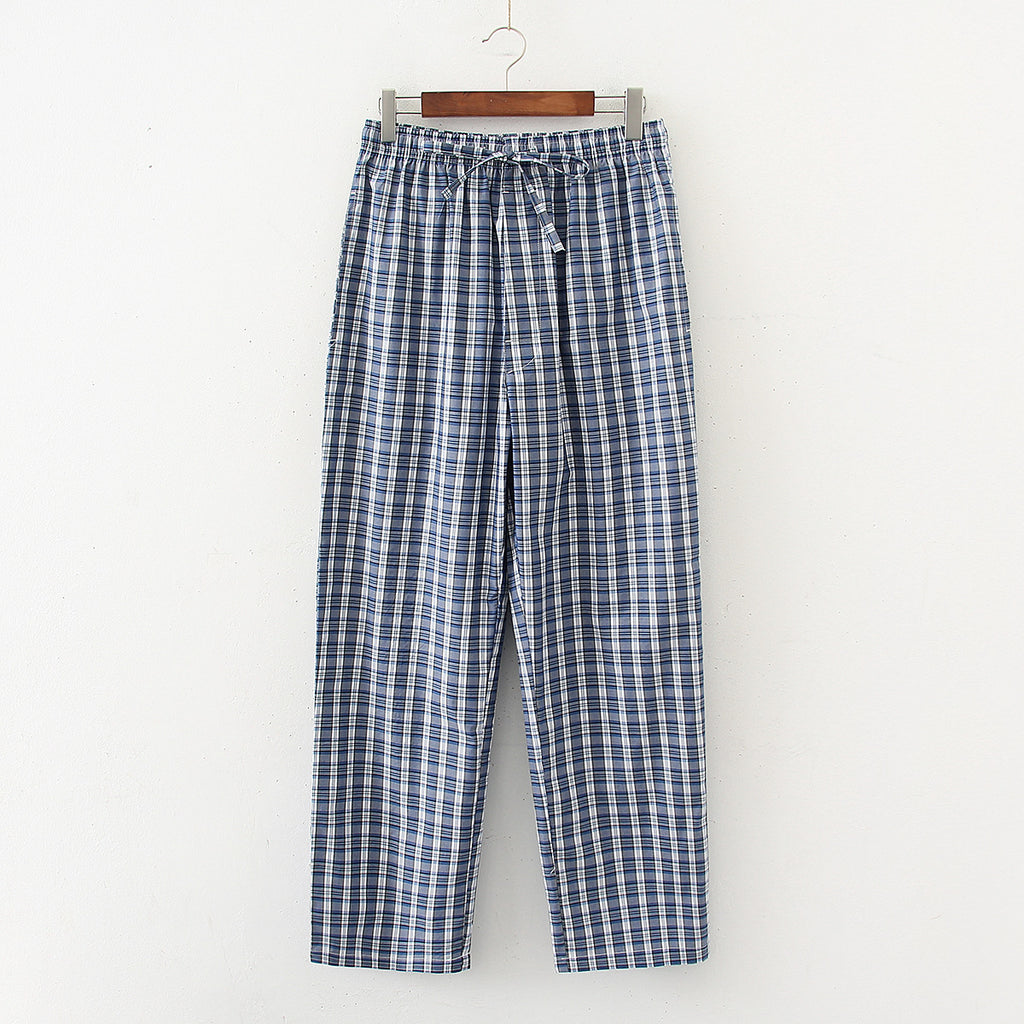 Coton Surdimensionner Loose Confortable Respirant Printemps Et Pajamas Men's Thin