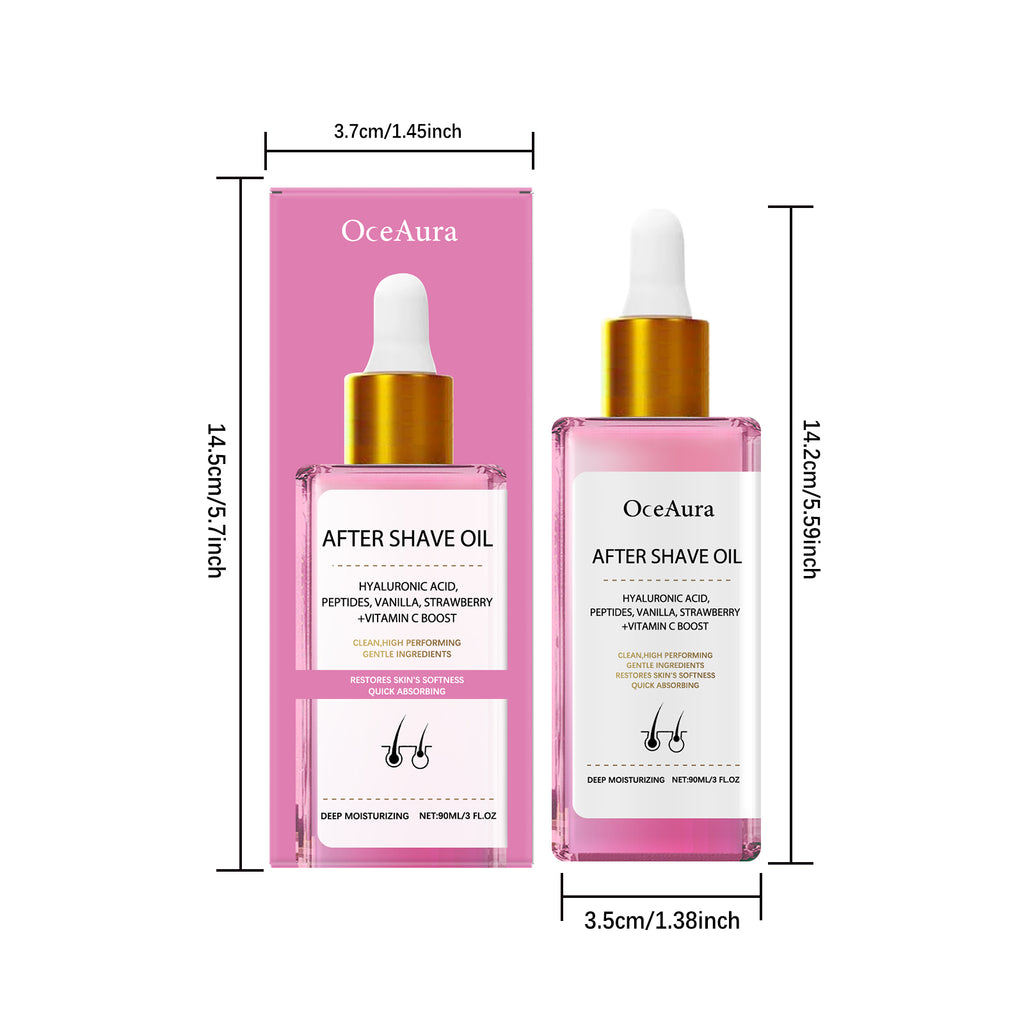 Enlèvement des cheveux et réparation du rasage Huile essentielle Fraise Flavo 90ml 1 boîte
