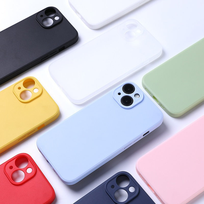 Solide-couleur Versatile Matte TPU Coque Téléphone