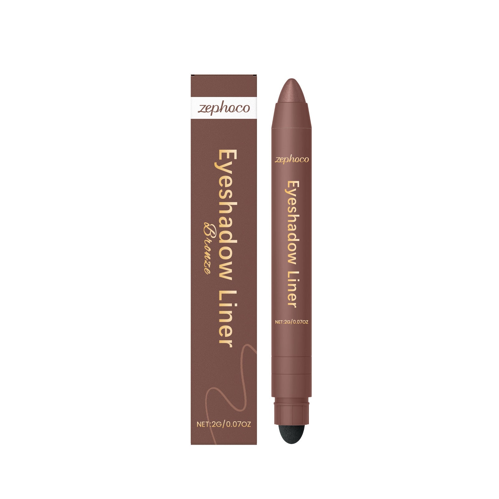 Étanche à l'eau et à la sueur résistant aux boues Silky-smooth 2-en-1 Eyeliner