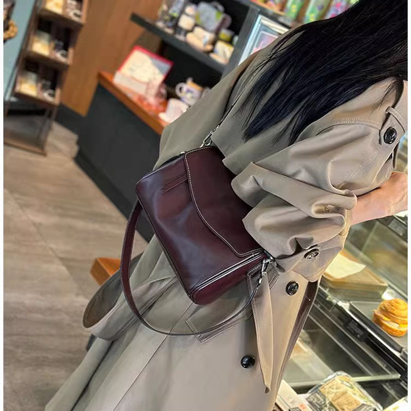 Crossbody rétro Sac à épaulettes pour femmes