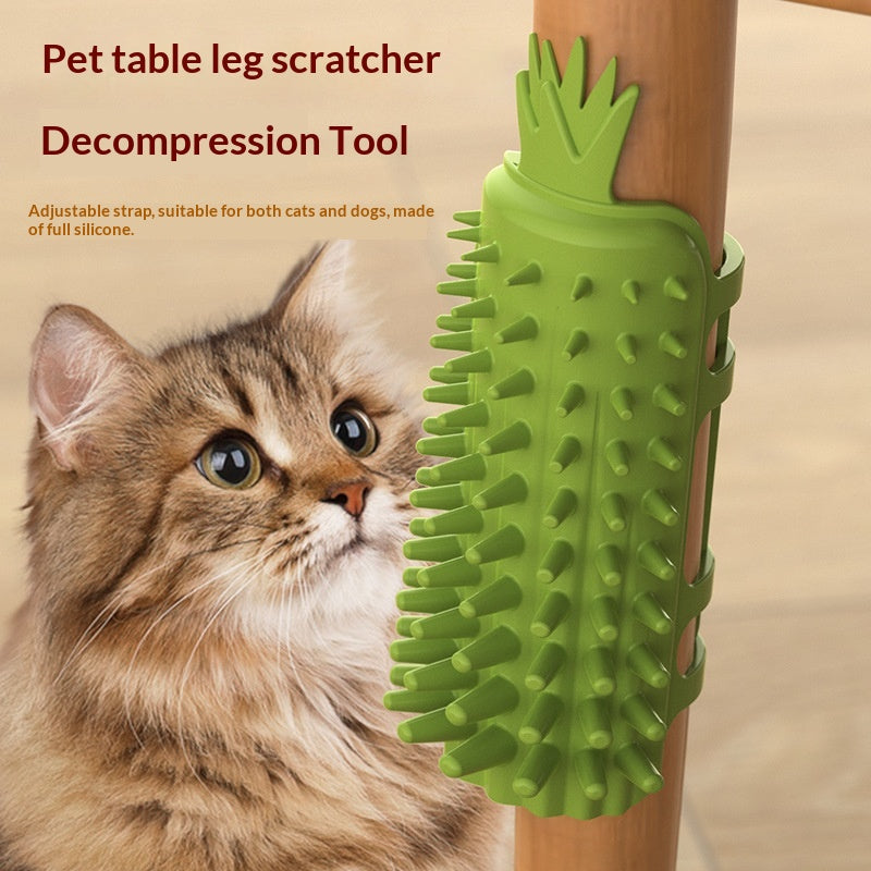 Coussin de scratchage pour pieds de table en silicone à usage multiple