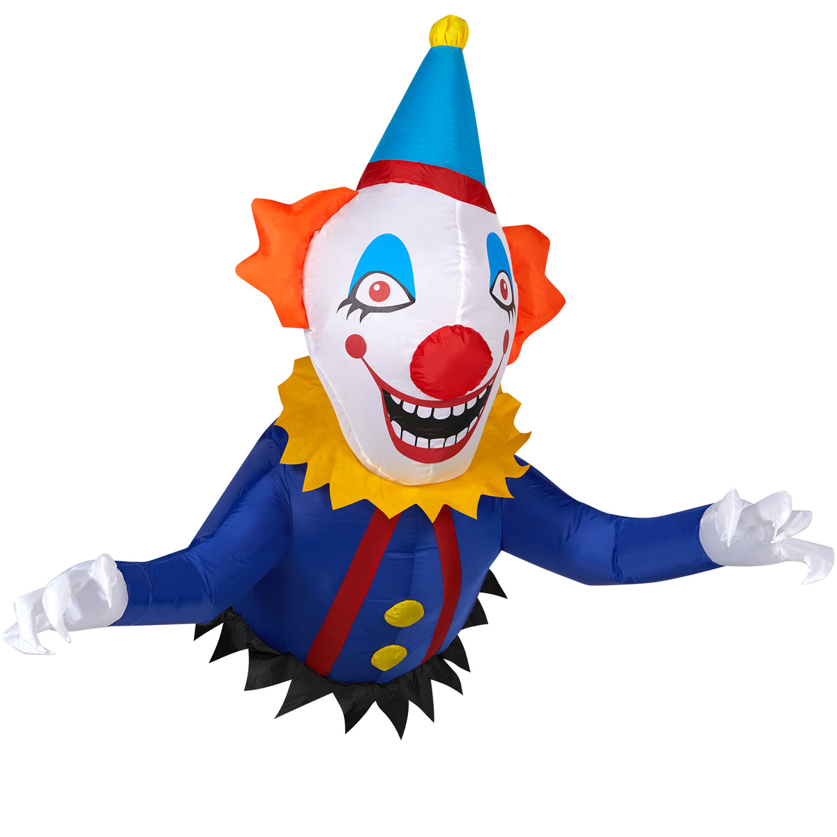 Remplacer 82852062 3.3 FT Clown gonflable d'Halloween cassé de la fenêtre extérieure Decoratio