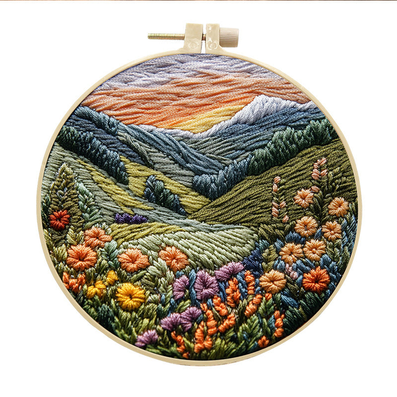 Broderie Diy Cloth Art Matériau Kit