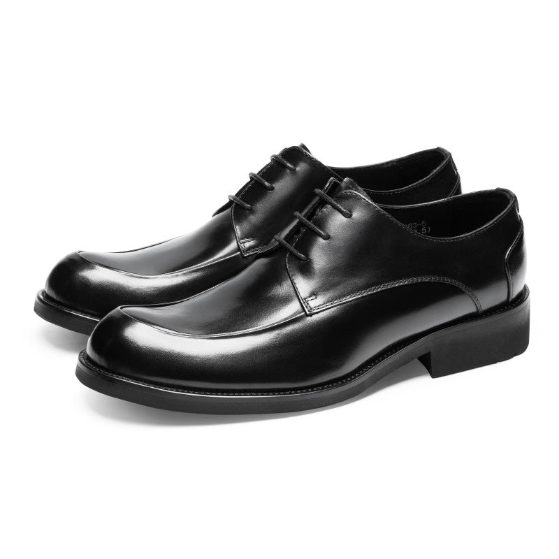 Chaussures en cuir véritable respirant pour hommes d'affaires