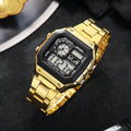 Montres hommes mode Personnalité LED lumineux
