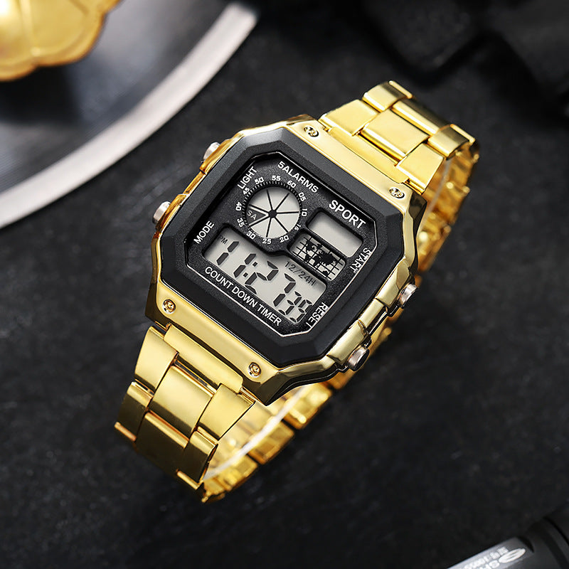 Montres hommes mode Personnalité LED lumineux