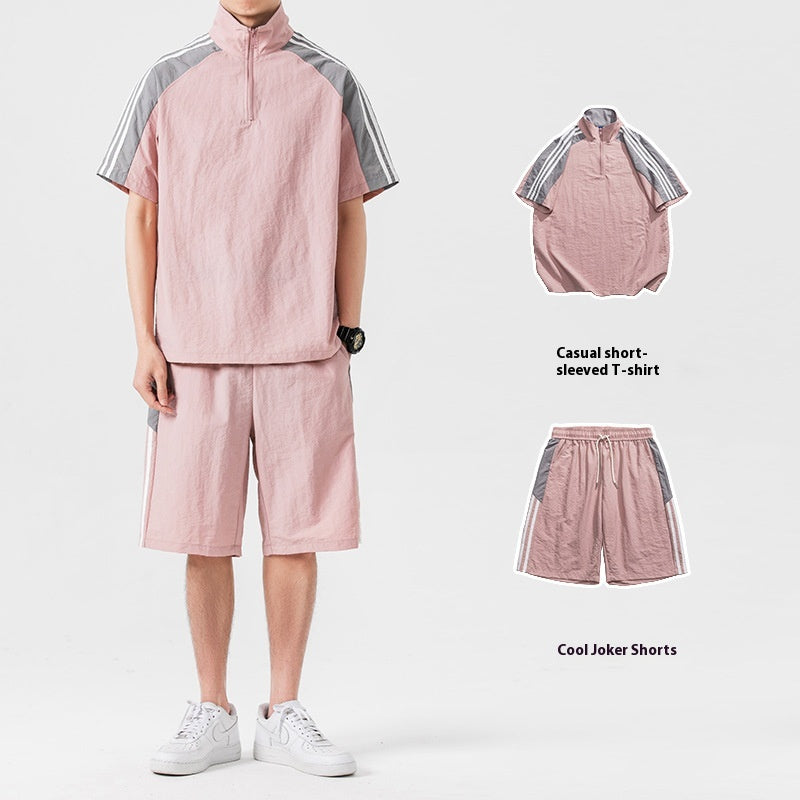 Style japonais Retro Leisure Suit Short Sport