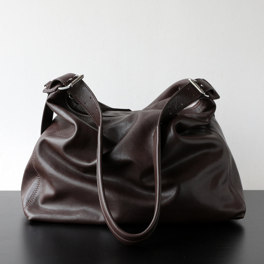 Grande capacité Épaule Vintage Versatile Relaxed style Crossbody Sac