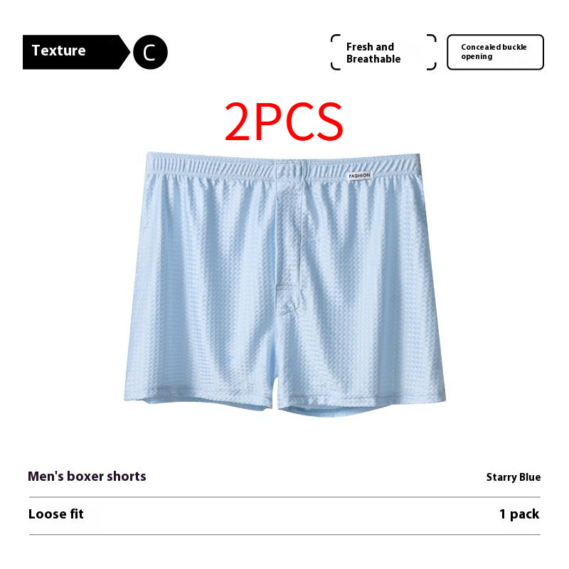 Pantalon en soie glacée Pantalon en nylon Boxers en soie glacée pour hommes