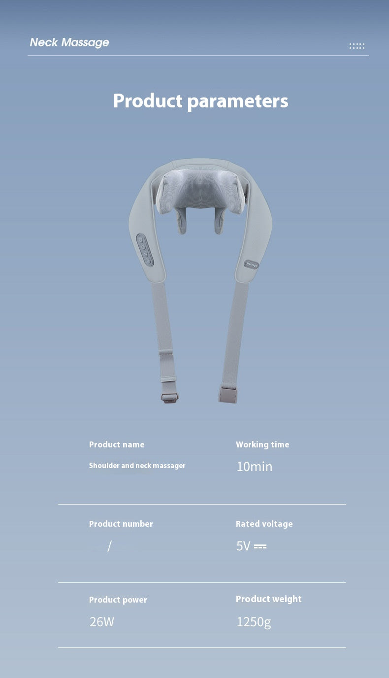 Massager de cou dos taille Instrument de massage multifonctionnel