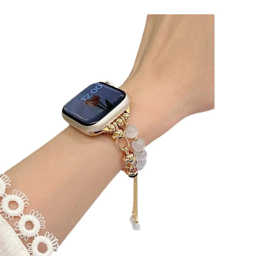 Bracelet de montre en cristal pierre des yeux