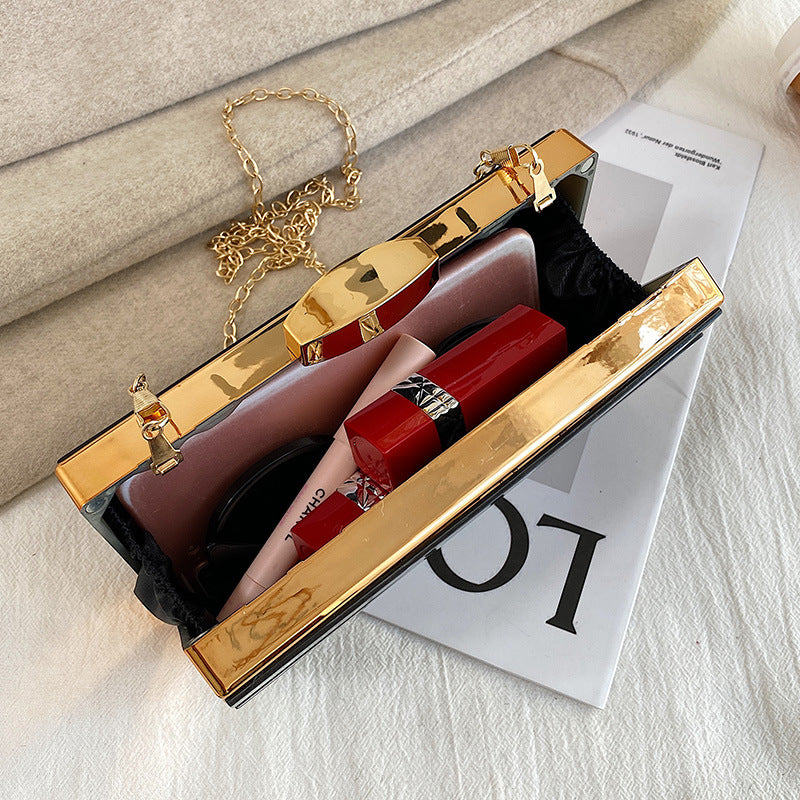 Sac de soirée en acrylique haut de gamme pour femmes