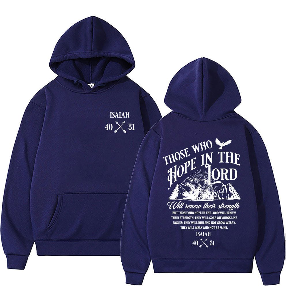 Christian Jesus Letters Imprimer Hoodies Hommes Vêtements Femmes