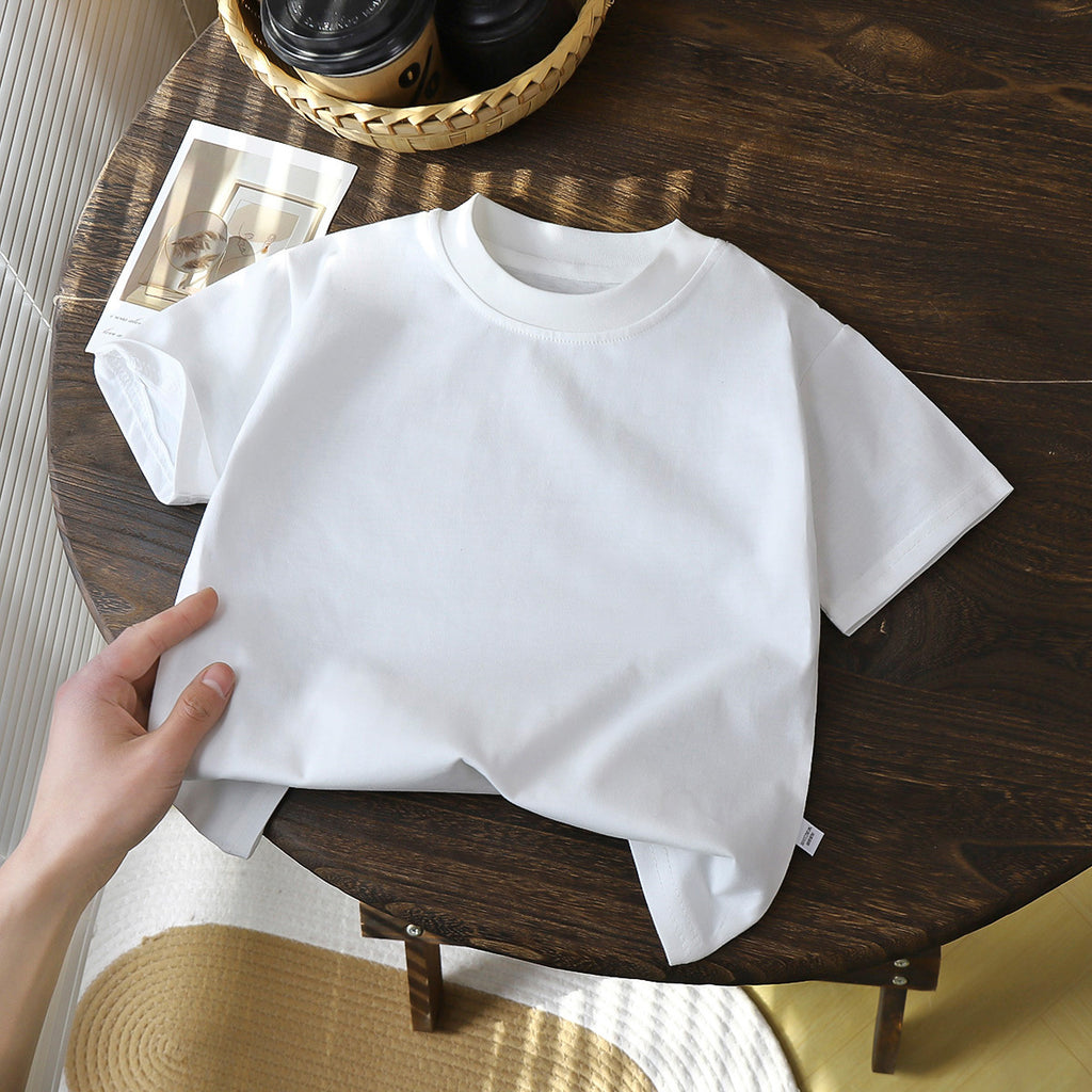 T-shirt en coton à manches courtes pour enfants